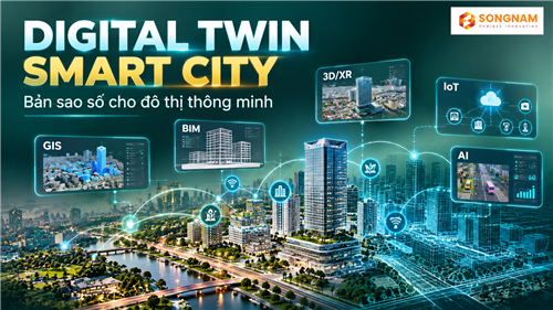 Digital Twin Smart City – Nền tảng bản sao số cho đô thị thông minh của Song Nam Group
