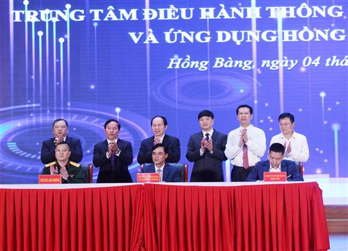 Truyền hình Hải Phòng đưa tin Lễ Ký Kết Hợp Tác Chiến Lược giữa tập đoàn Song Nam và Quận Hồng Bàng