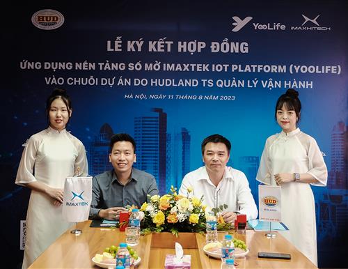 ỨNG DỤNG NỀN TẢNG SỐ MỞ iMAXTEK IOT PLATFROM (YOOLIFE) VÀO CHUỖI DỰ ÁN DO HUDLAND TS QUẢN LÝ 