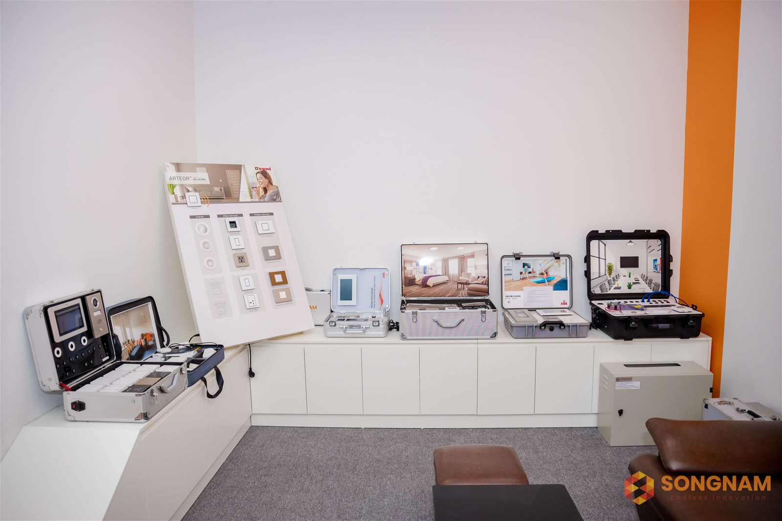 Ảnh thiết bị Demo tại Showroom Song Nam Group
