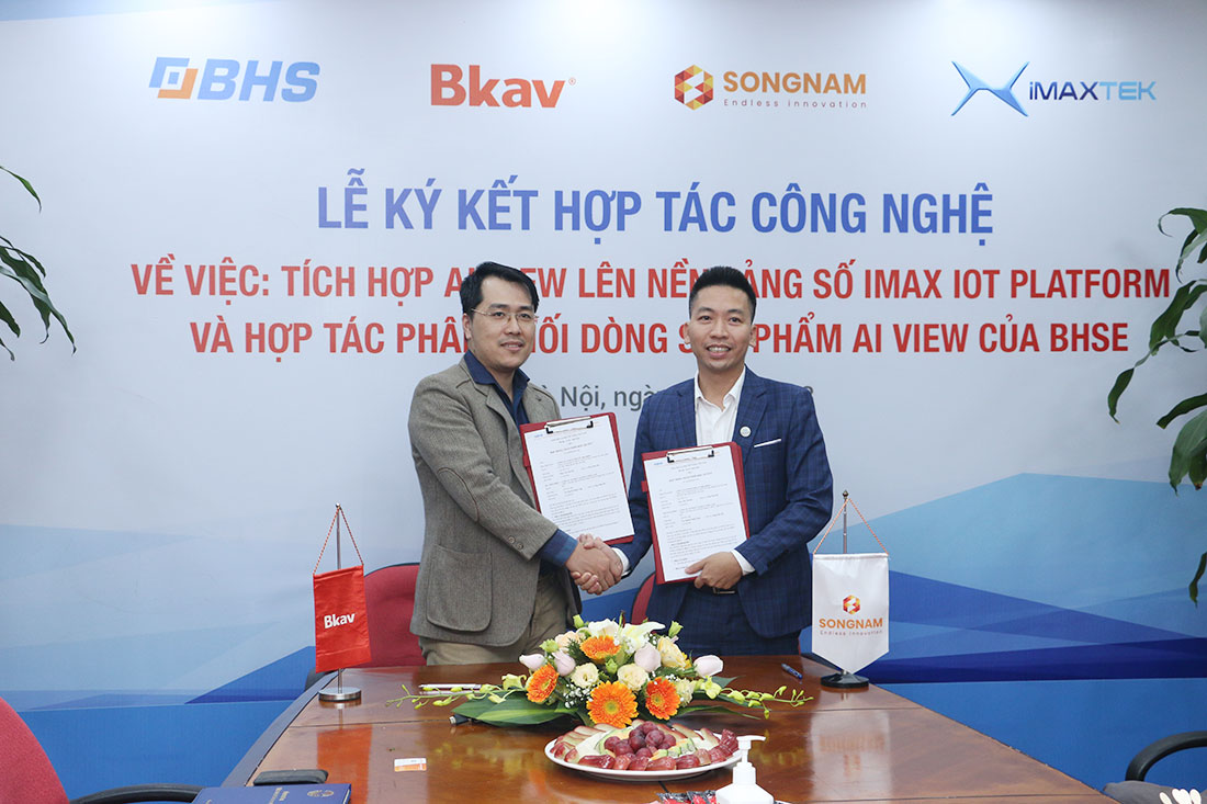 BKAV hợp tác công nghệ với Song Nam, tích hợp dòng sản phẩm AI View vào nền tảng IMAX IoT Platform