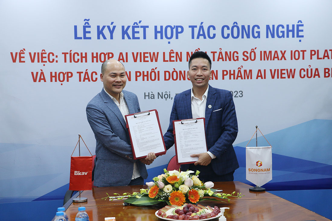 BKAV hợp tác công nghệ với Song Nam, tích hợp dòng sản phẩm AI View vào nền tảng IMAX IoT Platform
