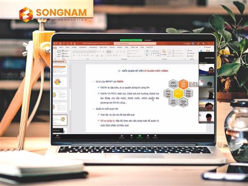 Ngày 27/5/2022 Song Nam Group đào tạo nội bộ: Quản trị mối quan hệ Ban chỉ huy dự án 