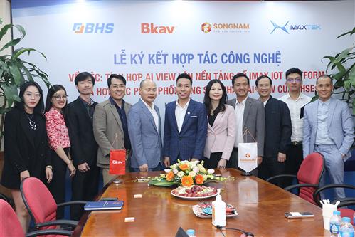 BKAV hợp tác công nghệ với Song Nam, tích hợp dòng sản phẩm AI View vào nền tảng IMAX IoT Platform
